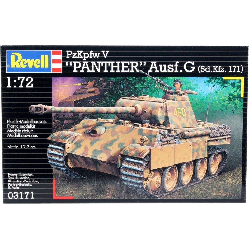 Revell 03171. Tanque PzKpfw V Panther Ausf.G (SD.Kfz. 171). Escala 1/72