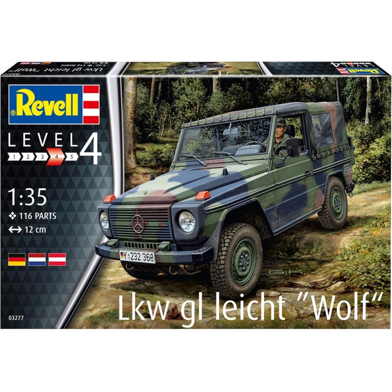 Revell 03277. Mercedes Lkw GL Leicht 'Wolf'. Escala 1/35