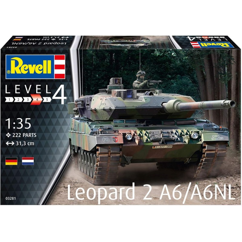 Revell 03281. Tanque Leopard 2A6/A6NL. Escala 1/35