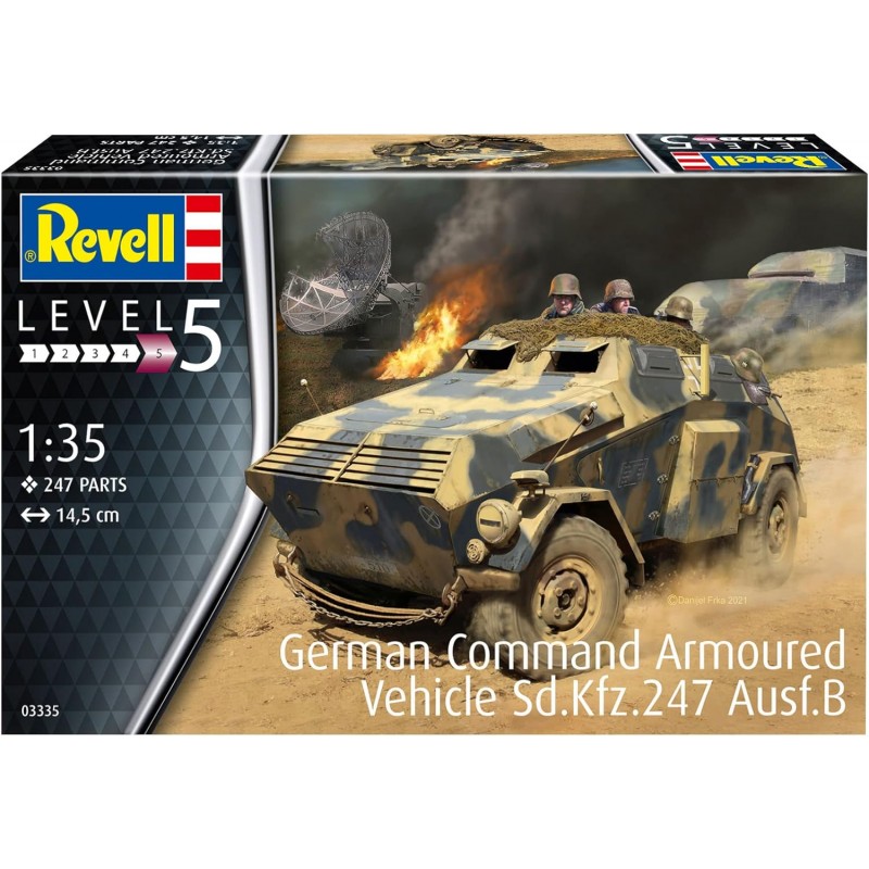 Revell 03335. Vehículo Blindado Sd.Kfz.247 Ausf.B. Escala 1/35