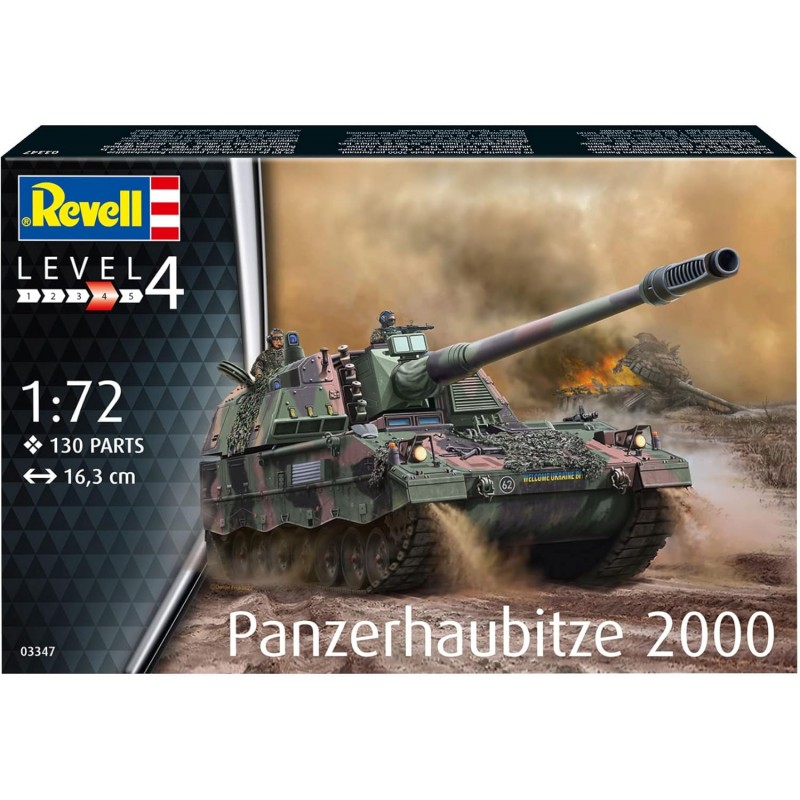 Revell 03347. Tanque Panzerhaubitze 2000. Escala 1/72