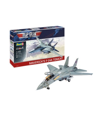 Revell 03865. Avión Maverick's F-14A Tomcat ‘Top Gun’. Escala 1/48