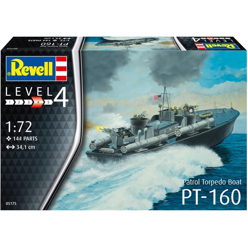 Revell 05175. Lancha Patrol Torpedo Boat PT-160. Escala 1/72