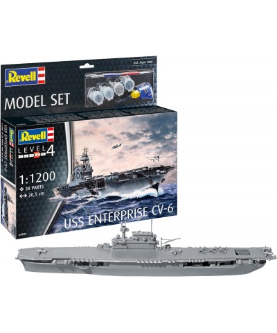 Revell 65824. Portaaviones USS Enterprise CV-6. Escala 1/1200