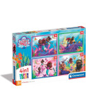 Clementoni 21533. Puzzles Ariel 4 en 1. 12-16-20-24 piezas