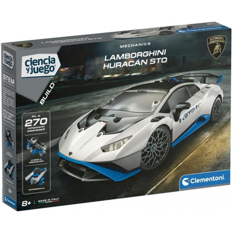 Clementoni 55561. Kit Construcción Lamborghini Huracan STO. +8 años