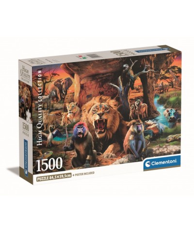 Clementoni 31722. Puzzle 1500 Piezas. Animales