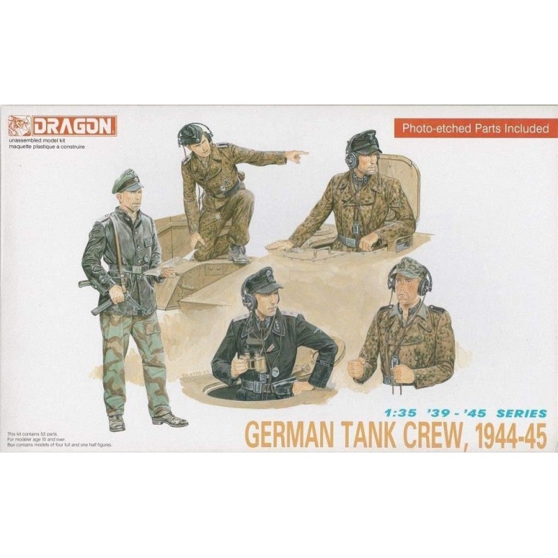 Dragon 6014. 1/35 German Tank Crew 1944-1945