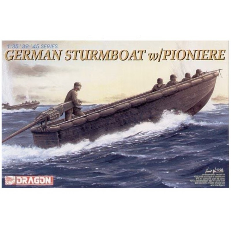 Dragon 6108. 1/35 German Strumboat w/Pioniere