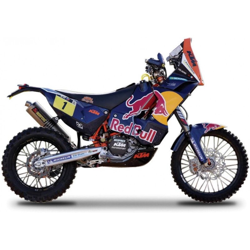 Bburago 51071. Moto KTM 450 Rally Dakar. Escala 1/18