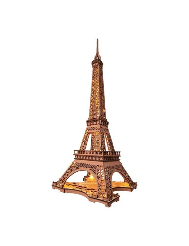 Robotime TGL01. Torre Eiffel Nocturna. 152 piezas