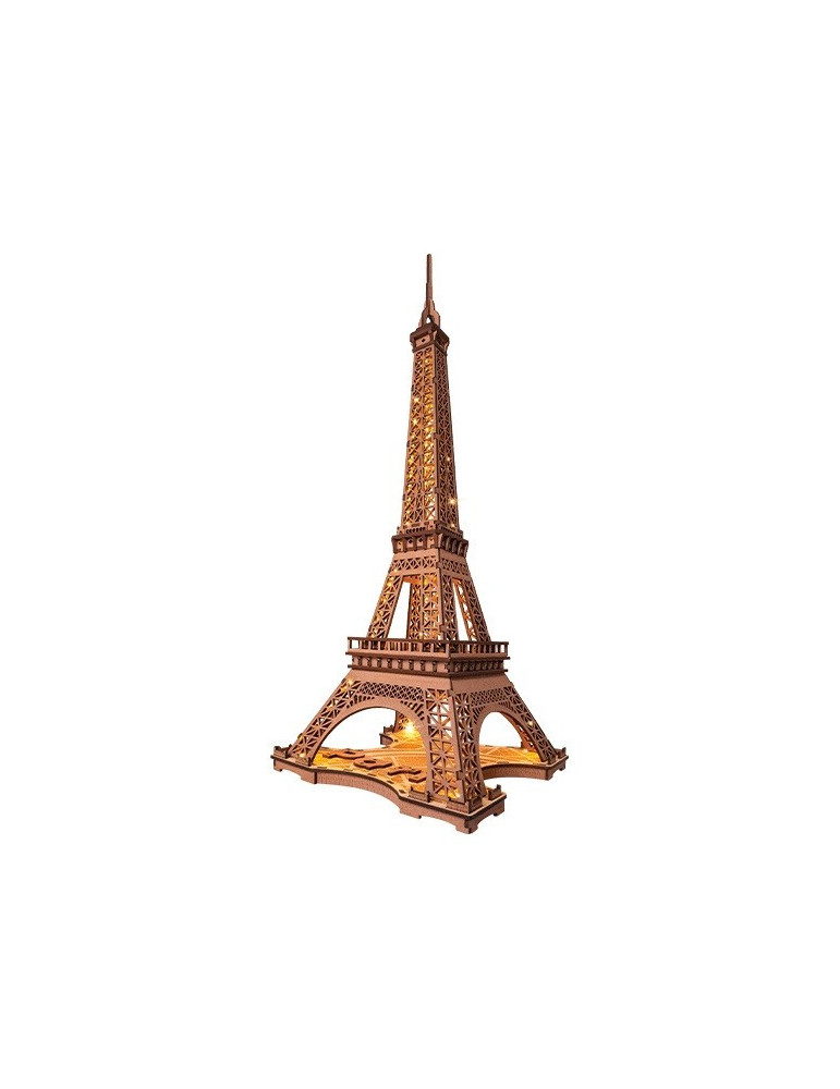 Robotime TGL01. Torre Eiffel Nocturna. 152 piezas