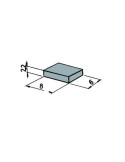 ROCO 42256. Pack 6 Imanes para Activar Travesaños de Vias. Escala HO
