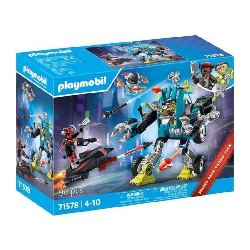 Playmobil 71578. Robot vs Planeador. +4 años