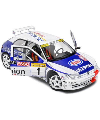 Solido S1808305. 1/18 Peugeot 306 Maxi Delecour/Sauvage Montecarlo 1996