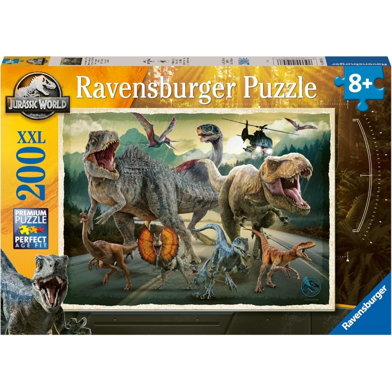 Ravensburger 01058. Puzzle 200 Piezas XXL. Parque Jurásico