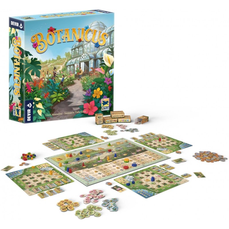 Devir BGBOTPS. Juego de Mesa Botanicus. 2-4jug +10 años