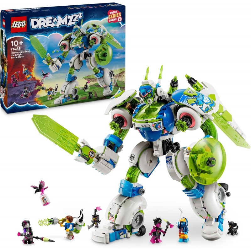 Lego 71485. DREAMZzz. Mateo y Z-Blob Caballero Robot. 1333 piezas