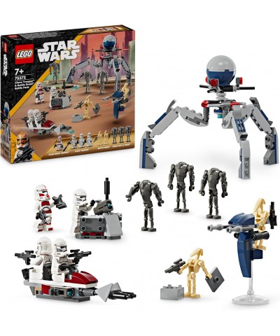 Lego 75372. Star Wars. Pack de Combate: Soldado Clon y Droide de Combate. 215 Piezas