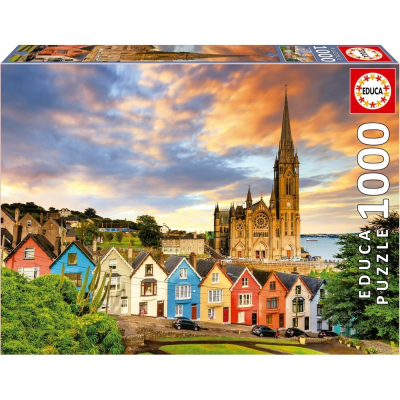 Educa 19927. Puzzle 1000 piezas. Catedral de Cobh. Irlanda