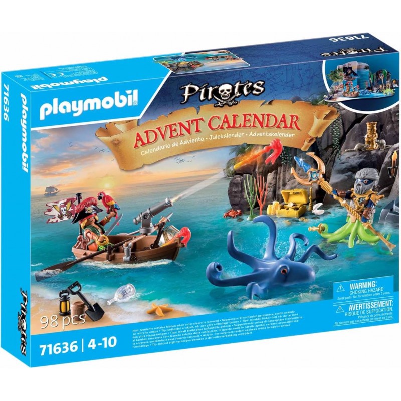 Playmobil 71636 Pirates. Calendario de Adviento: Piratas. +4 años