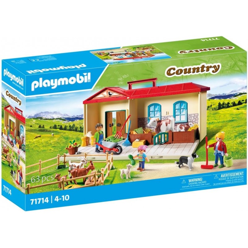 Playmobil 71714 Country. Granja en maletín. +4 años