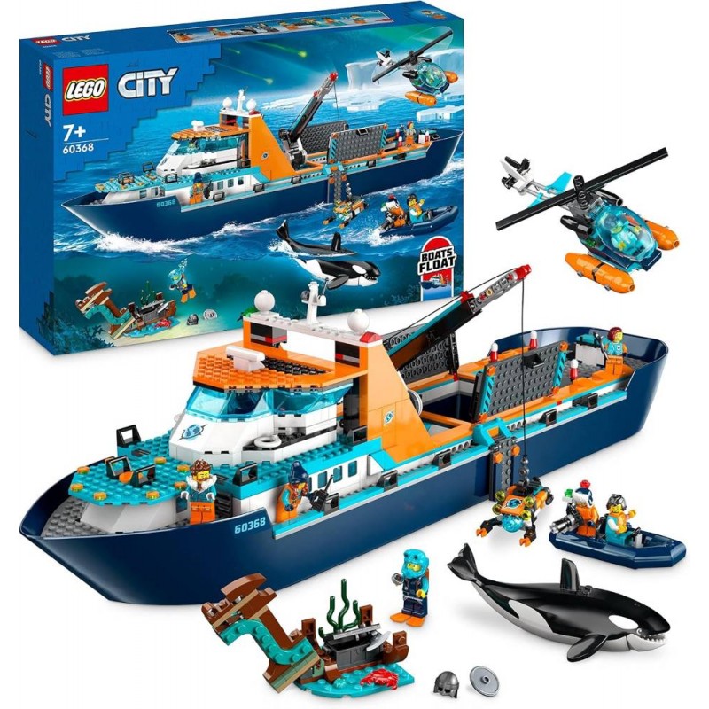 Lego 30638 City. Barco Explorador del Ártico. 815 piezas