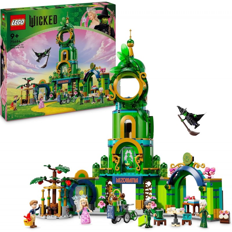 Lego 75684 Wicked. Bienvenidos a Emerald City. 945 piezas