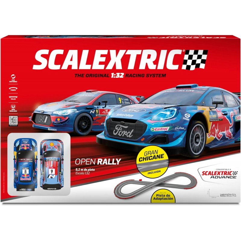 Circuito SCX Original U10543. Open Rally Set. 5,20m pista