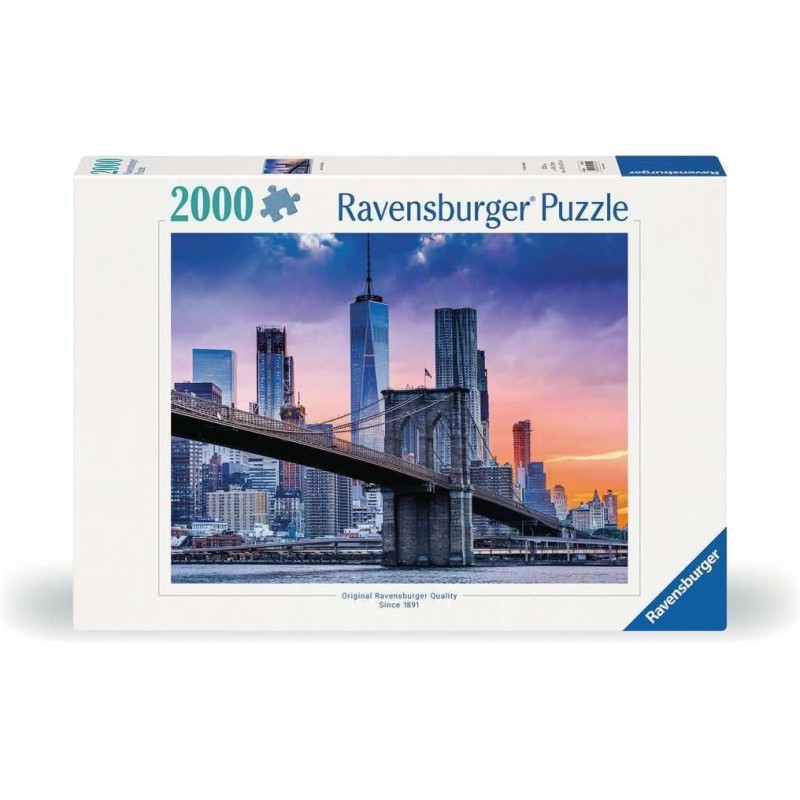 Ravensburger 16011. Puzzle 2000 Piezas. De Brooklyn a Manhattan