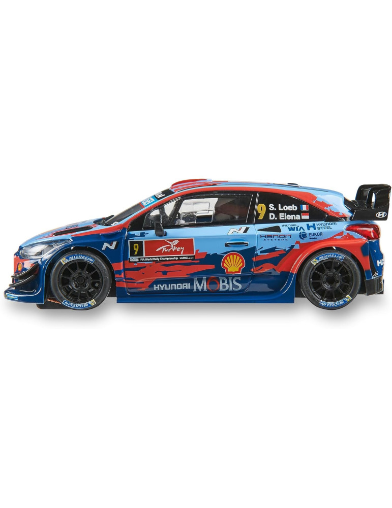 Coche Scalextric Advance E10500. 1/32. Hyundai i-20 WRC- Loeb Turkiye.