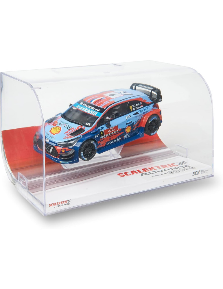 Coche Scalextric Advance E10500. 1/32. Hyundai i-20 WRC- Loeb Turkiye.