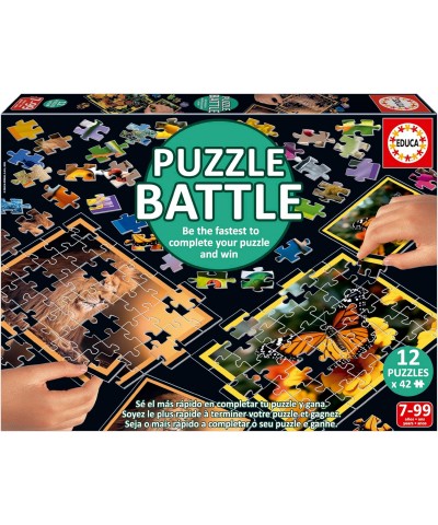 Educa 20119. Puzzle Battle. 12 puzzles de 42 piezas. Naturaleza