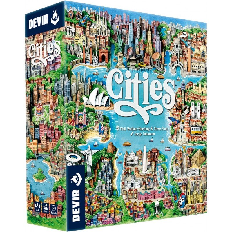 Devir BGCITISP. Juego de Mesa Cities. 2-4 jug +14 años