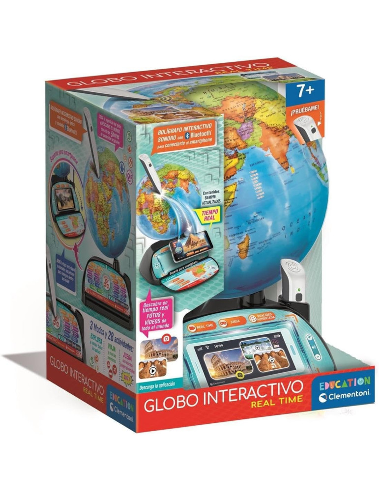 Clementoni 55523. Globo Digital real Time +7 años