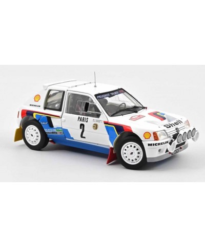 Norev 184864. 1/18 Coche Peugeot 205 T16 ARI Vatanen/Harryman Rally Monte Carlo 1985