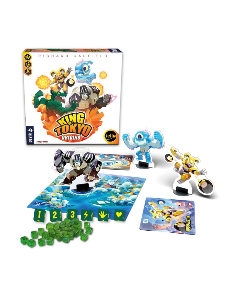Devir BGKOTORSP. Juego de Mesa King of Tokyo Origins. 2-4jug +8 años