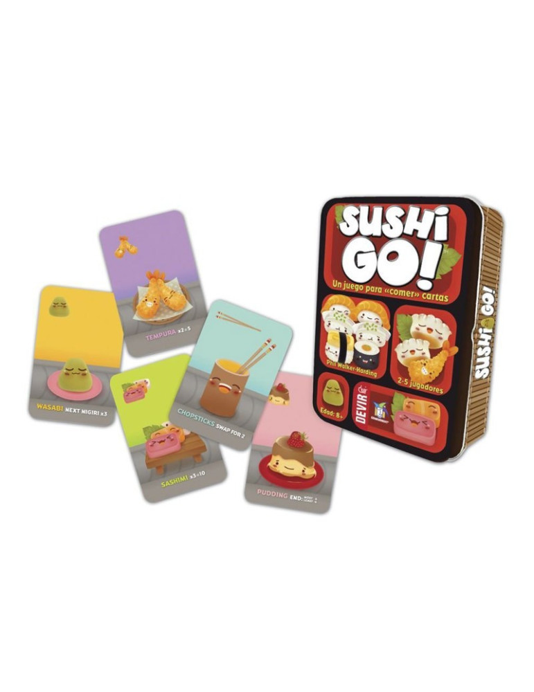 BGSUSHI Devir. Juego de Cartas Sushi Go!