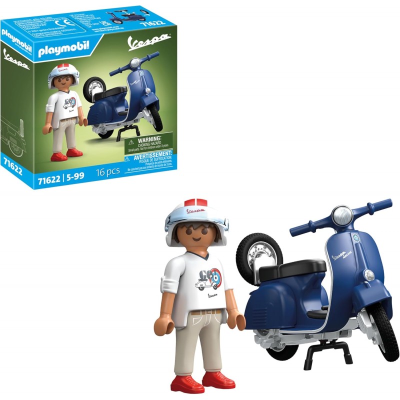 Playmobil 71622. Vespa 150 Sprint Veloce. Azul. 1969