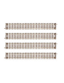 Roco 42410. Pack 4 vias Tren Rectas G1 de 230mm Rocoline. Escala HO. 4-29759