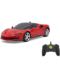 Jamara 403124. Coche Radiocontrol Ferrari SF90 Stradale. 1/24. Rojo