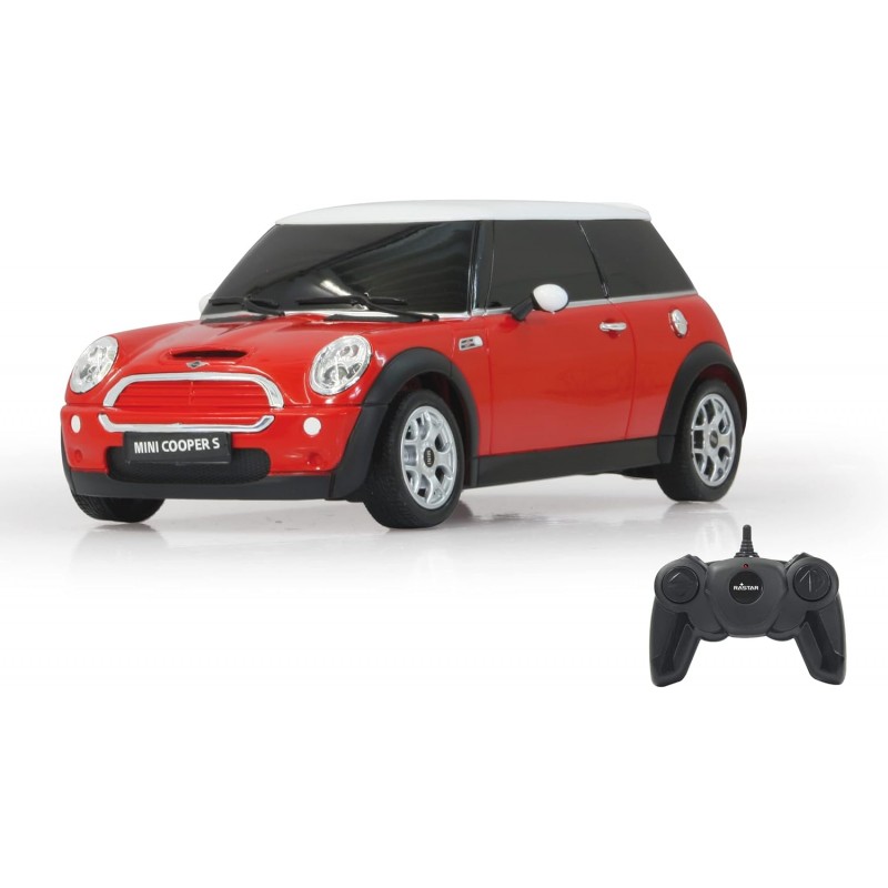 Jamara 404035. Coche Radiocontrol Mini Cooper S. 1/24. Rojo