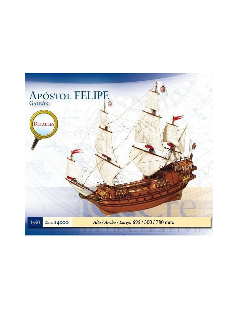 Occre 14000. Maqueta Barco Apóstol Felipe. Escala 1/60