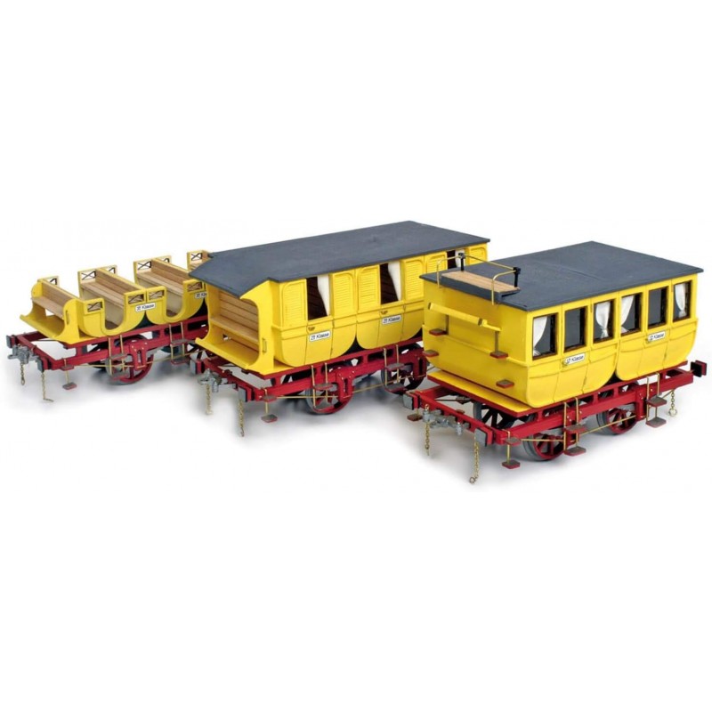 Occre 56001. Maqueta Vagones de tren Adler. Escala 1/24