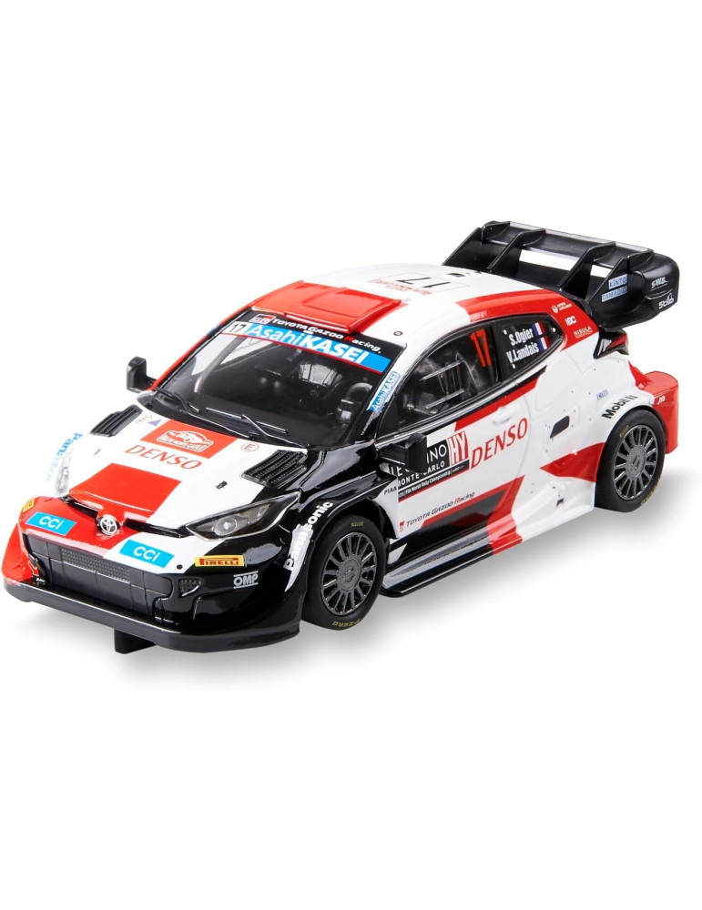 Coche Scalextric Advance E10524. Toyota Yaris WRC. Montecarlo 2023. 1/32