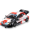 Coche Scalextric Advance E10524. Toyota Yaris WRC. Montecarlo 2023. 1/32