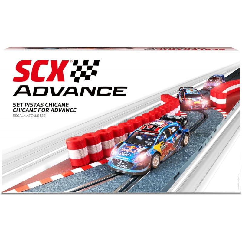 Scx E10478. 1/32 Set Pistas Chicane Advance.