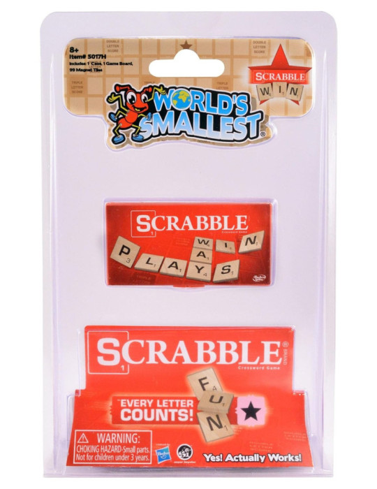 Worlds Smallest 5017. Scrabble. 2 jug +8 años
