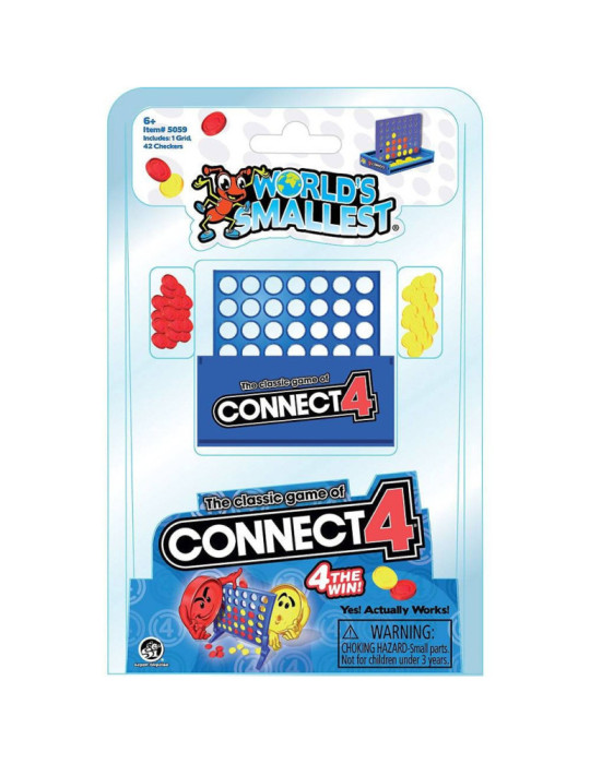 Worlds Smallest 5059. Conecta 4. 2 jug +6 años