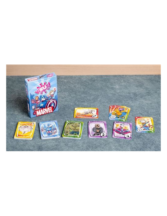 Juego de Cartas Virus MARVEL. 2-5 jug. +8 años